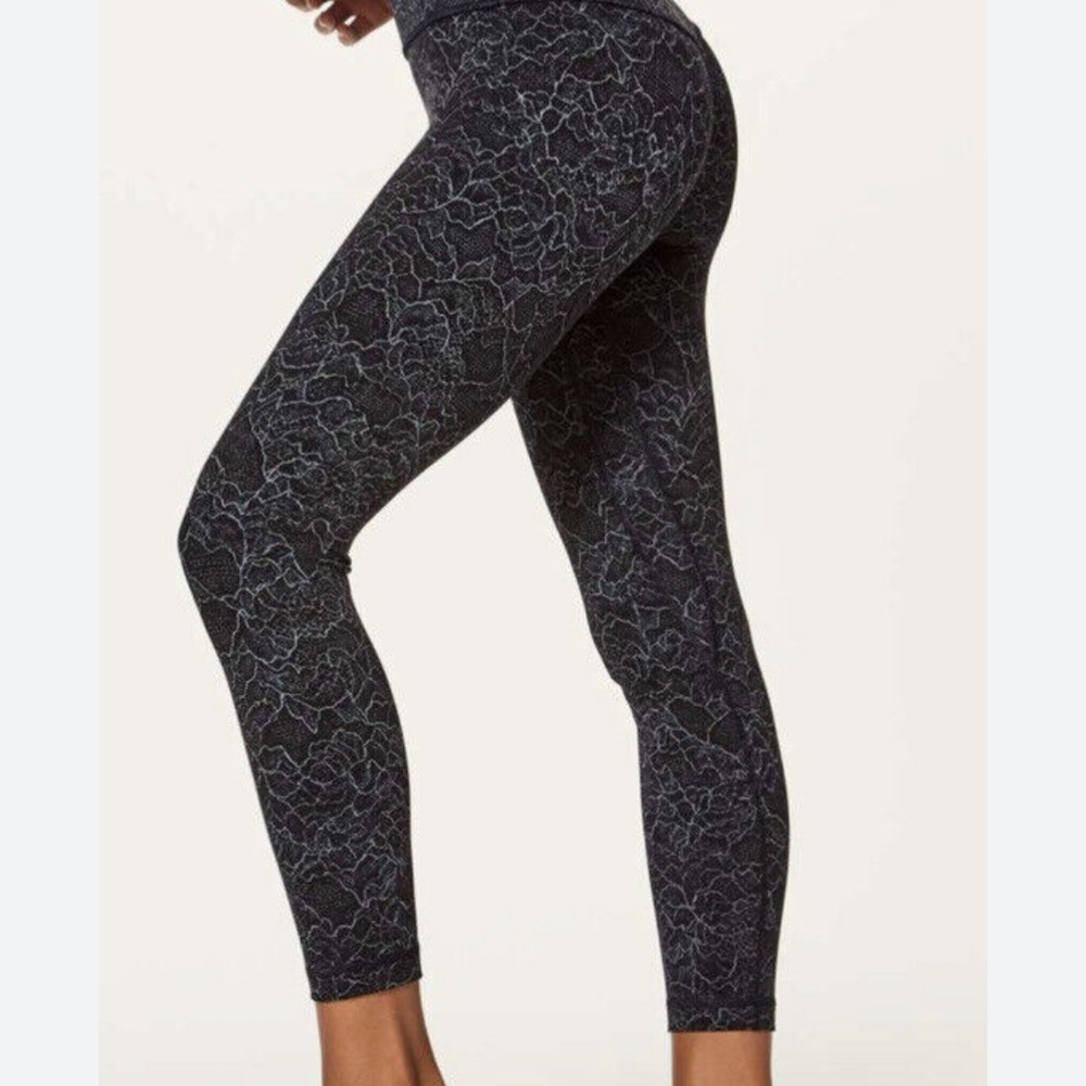 Lululemon Align Leggings Size 6 - Lacescape Dark Cast 28"